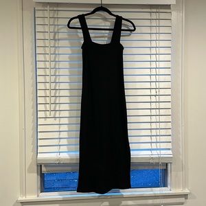 Black Square Neck Dress